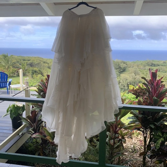 SOLD Watters Bridal WEDDING SKIRT “PRIYA” TAGS GORGEOUS FLOWY ORIG $1500 SOLD - Picture 8 of 9